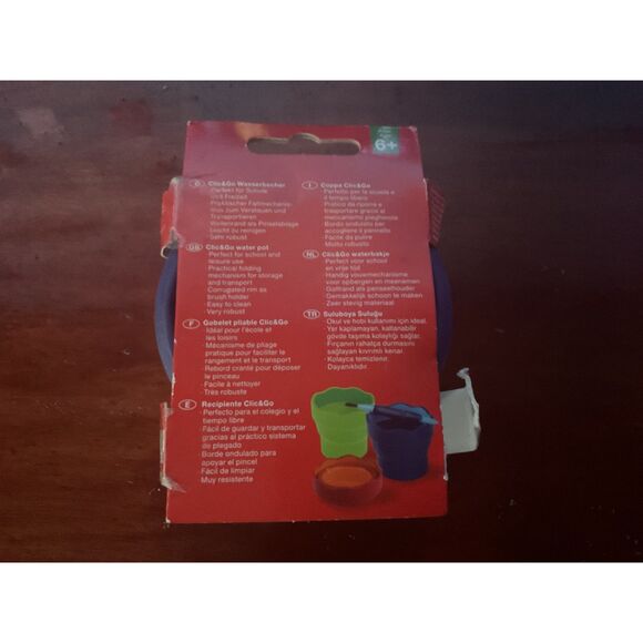 Faber-Castell Click N Go Water Pot Blue - Picture 2 of 3